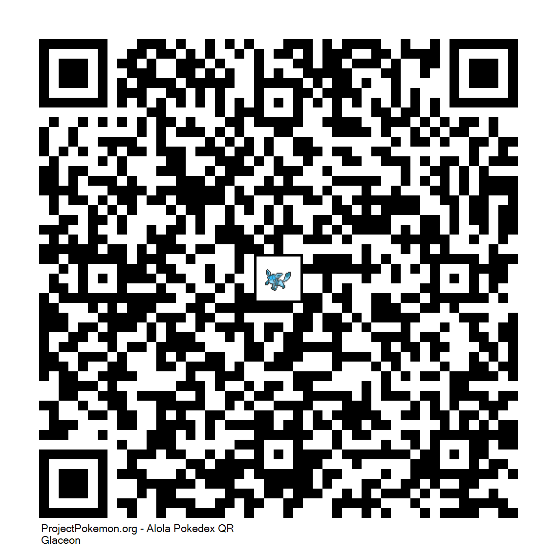 Cdigo QR de Glaceon